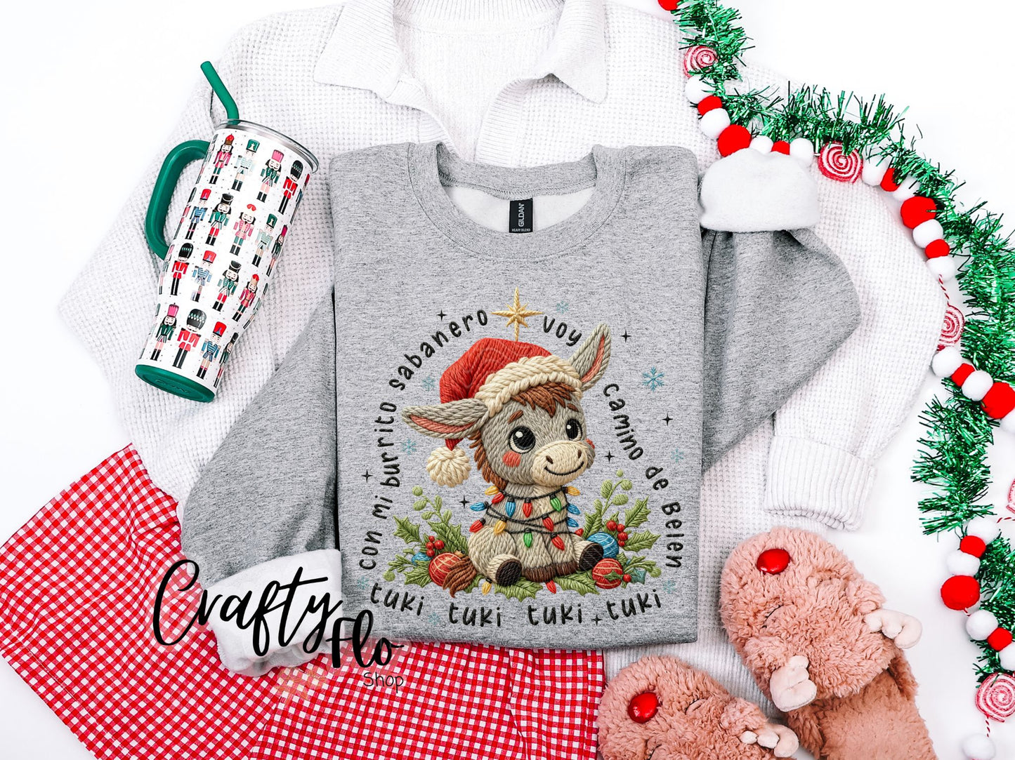 Burrito Sabanero Sweatshirt - Unisex Fabric - Ideal for Holiday Fashion - True to Size Fit - Pullover Womenswear Garment