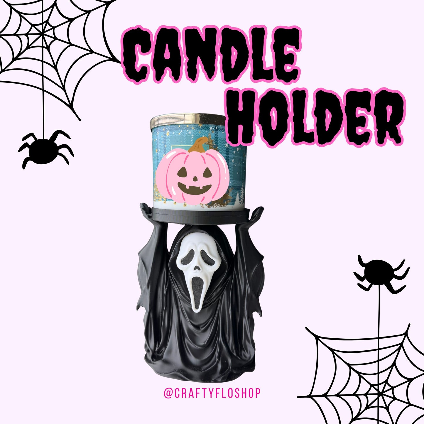Ghost Candle Holder | 3D Printed