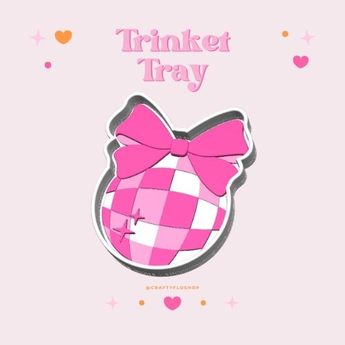 3D Printed Disco Ball Trinket Tray | Trinket Dish| Jewelry & Desk Catchall Dish | Valentine Decor