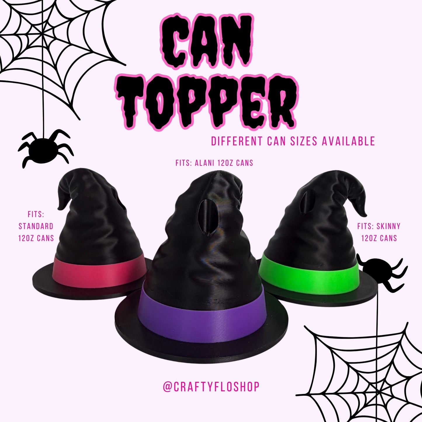 Witch Hat Can Topper