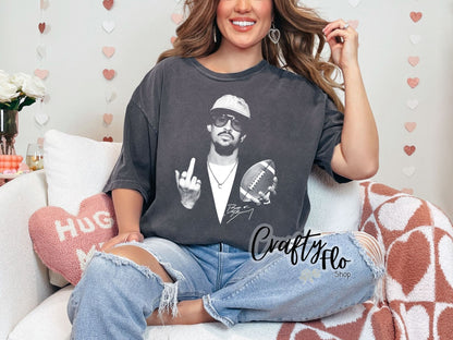 Benito inspired Black and White halftone Graphic Sweatshirt - apparel | Unisex Fabric, Comfortable Fit, football Season - Pullover