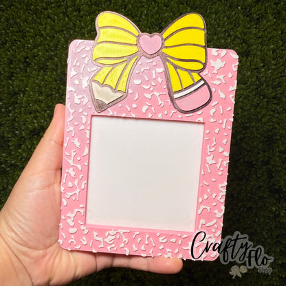Coquette Pencil Bow 3D Printed Sticky Note Composition Notebook inspired