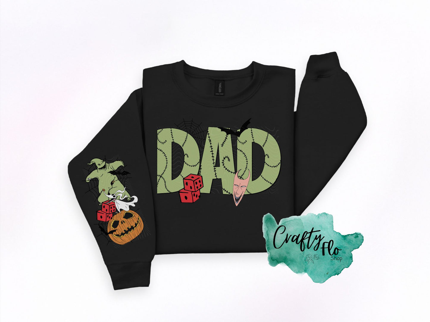 Nightmare before Xmas DAD sweatshirt| Jack sweatshirt| Jack and Sally NBC apparel