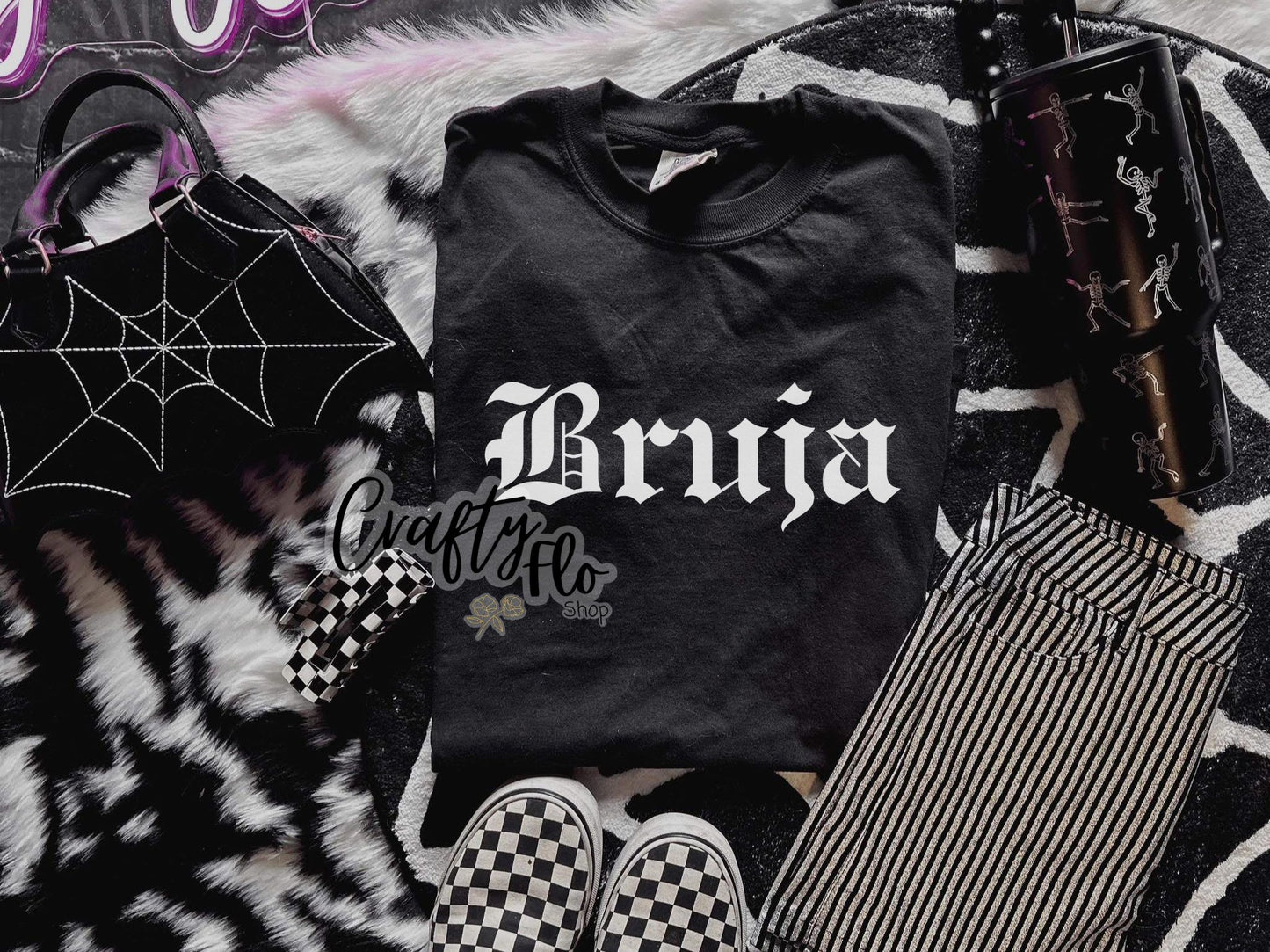 Bruja Sweatshirt or T-shirt - halloween Graphic Tee - Unisex Fabric - Ideal for Holiday Fashion - True to Size Fit - Pullover