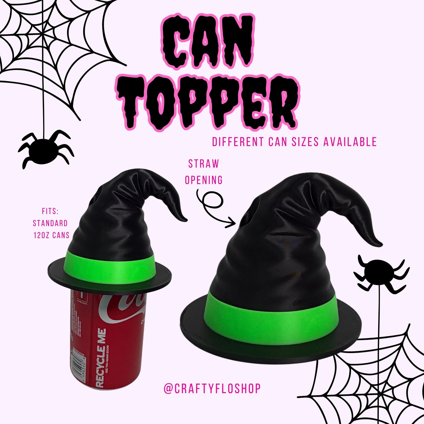 Witch Hat Can Topper