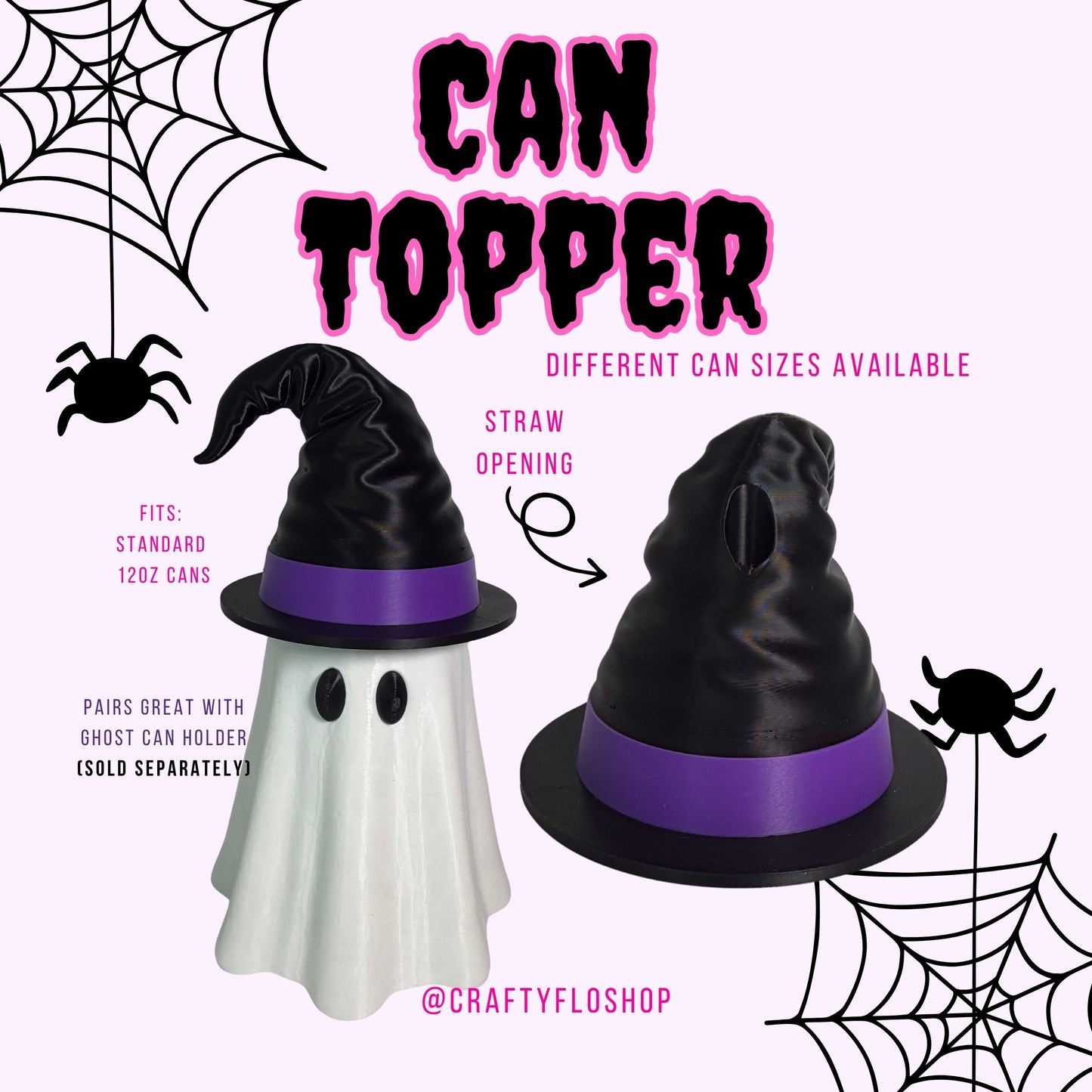 Witch Hat Can Topper