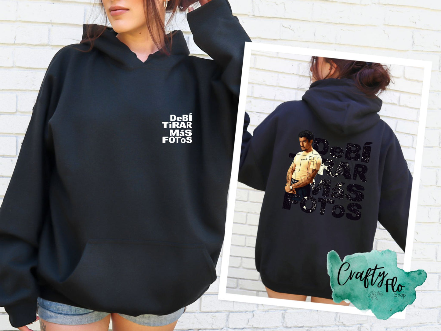 BadBunny Debi Tirar Mas Fotos, Graphic Hoodie Latin Music Tee, Reggaeton Fan Gift, Streetwear for Reggaeton Lovers, Debí Tirar Más Fotos