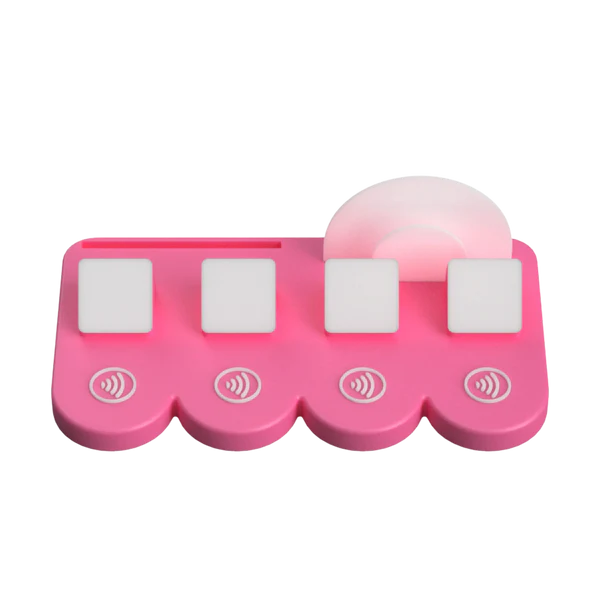 Salon NFC Smart Tap Payment Station – Tap to Pay Sign | Contactless Checkout Display | Smart Tap | NFC | Custom QR Code Stand