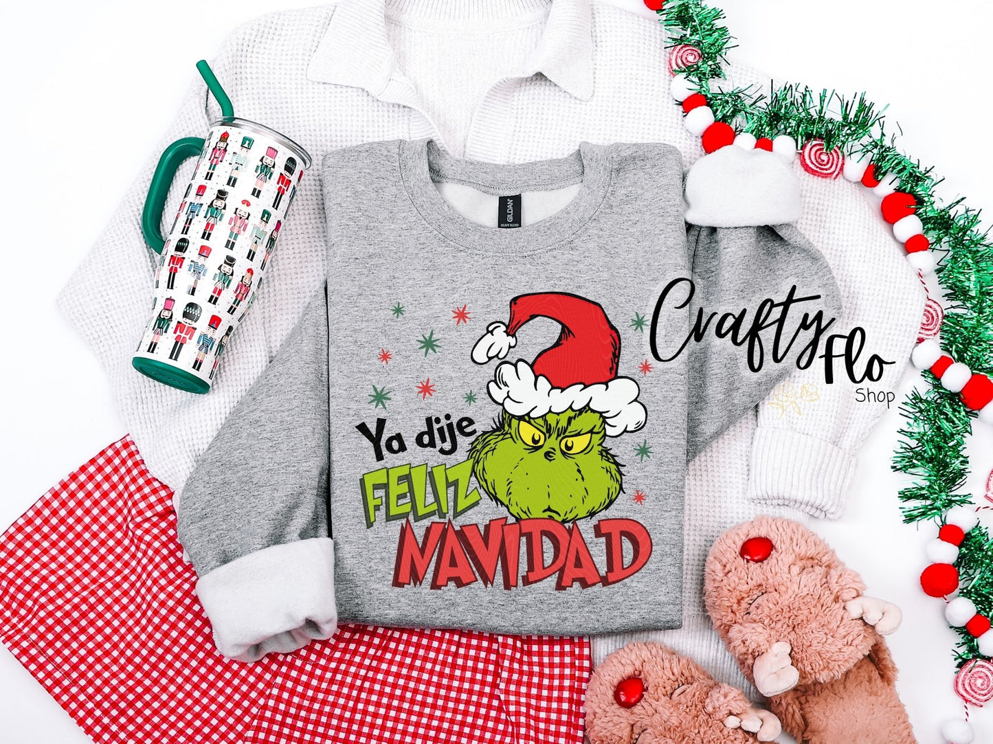 Ya dije Feliz Navidad!  Sweatshirt - Unisex Fabric - Ideal for Holiday Fashion - True to Size Fit - Pullover Womenswear Garment