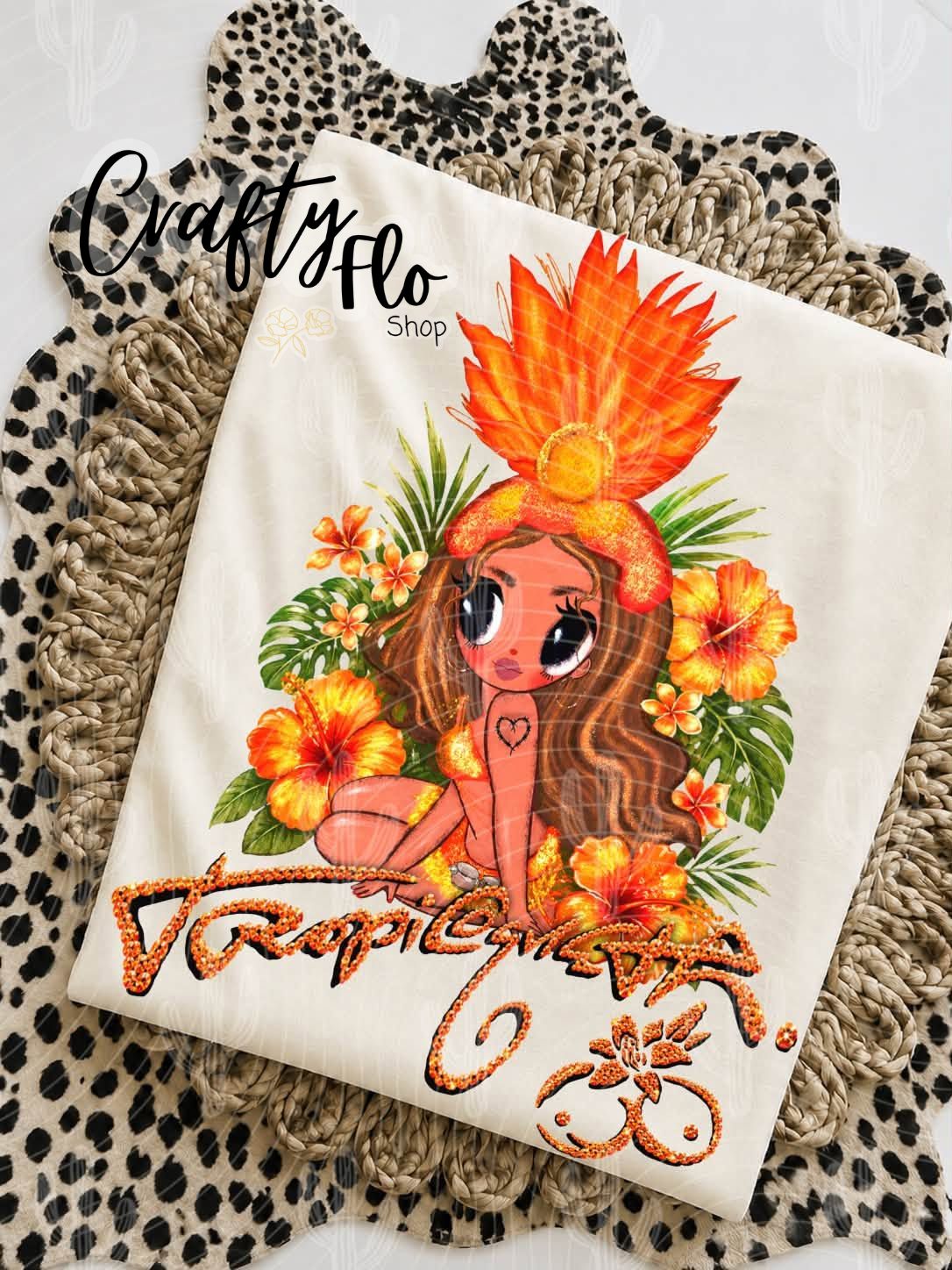 Tropicoqueta inspired Graphic T-shirt | friends gift | comfort colors shirt