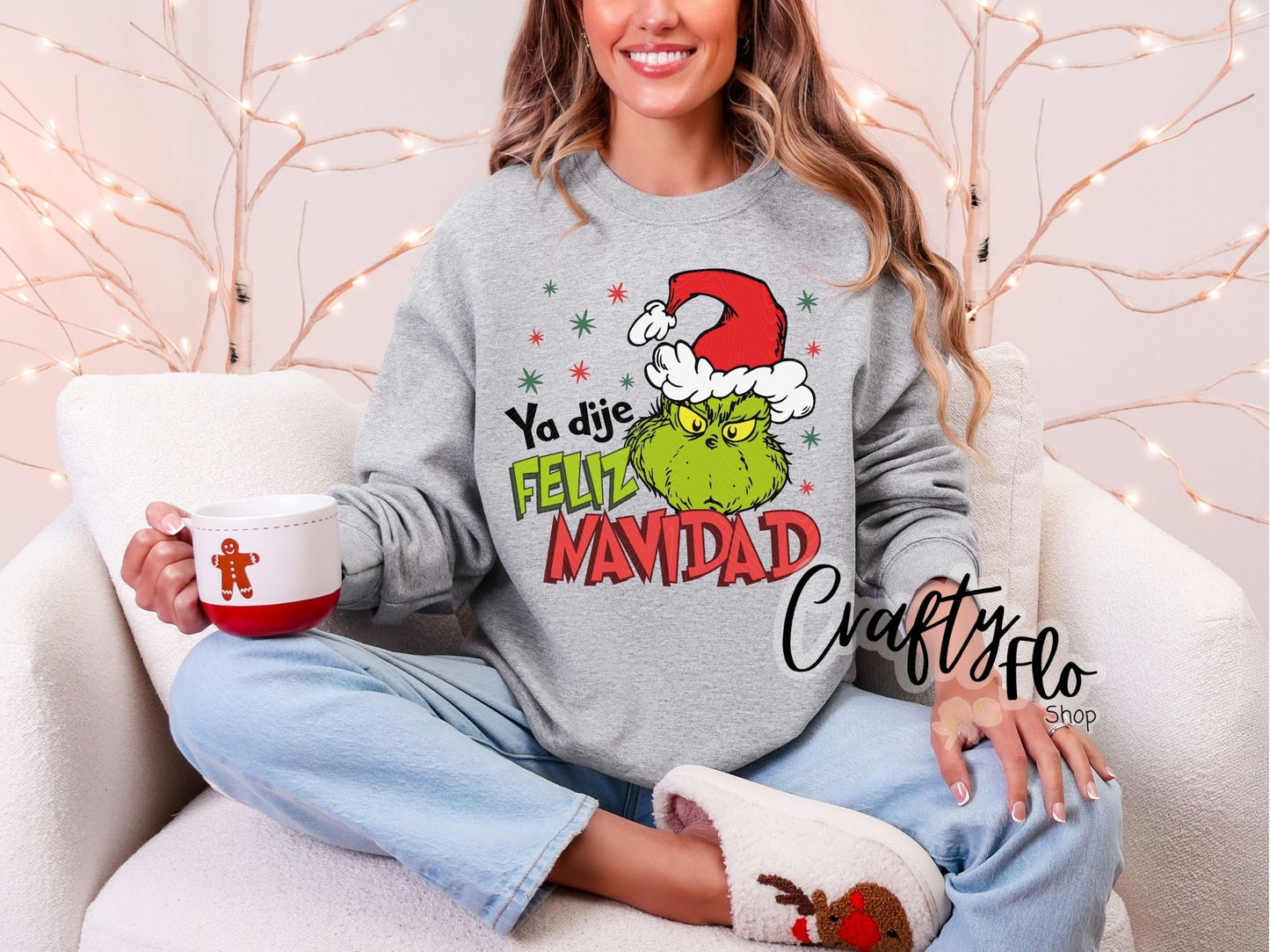 Ya dije Feliz Navidad!  Sweatshirt - Unisex Fabric - Ideal for Holiday Fashion - True to Size Fit - Pullover Womenswear Garment