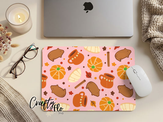 Mexican Pumpkin Conchas inspired Mouse Pad| anime office essentials| cute Mouse pad