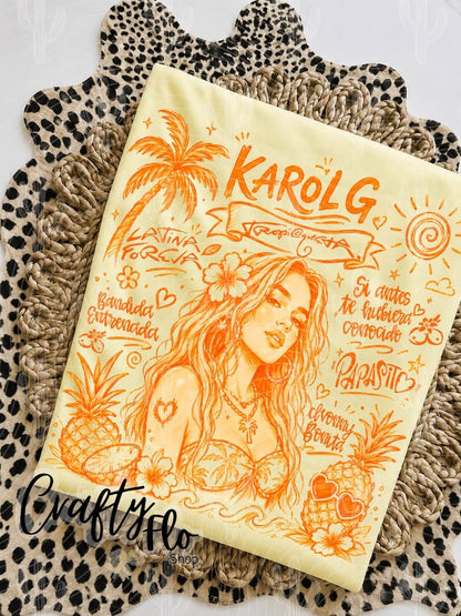 Tropicoqueta inspired Graphic T-shirt | friends gift | comfort colors shirt