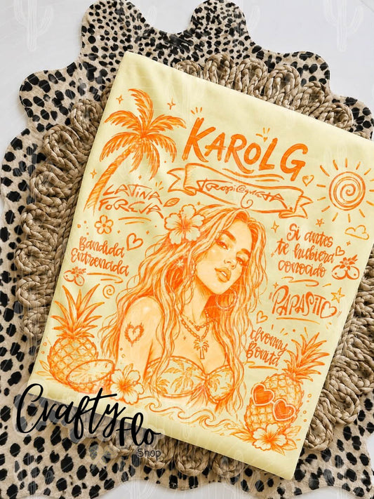 Tropicoqueta inspired Graphic T-shirt | friends gift | comfort colors shirt