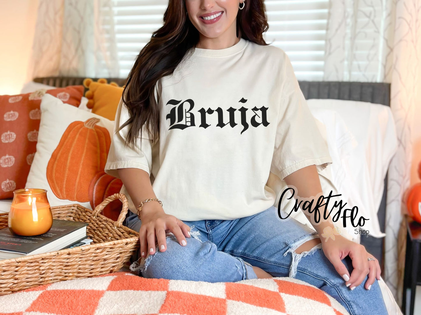 Bruja Sweatshirt or T-shirt - halloween Graphic Tee - Unisex Fabric - Ideal for Holiday Fashion - True to Size Fit - Pullover