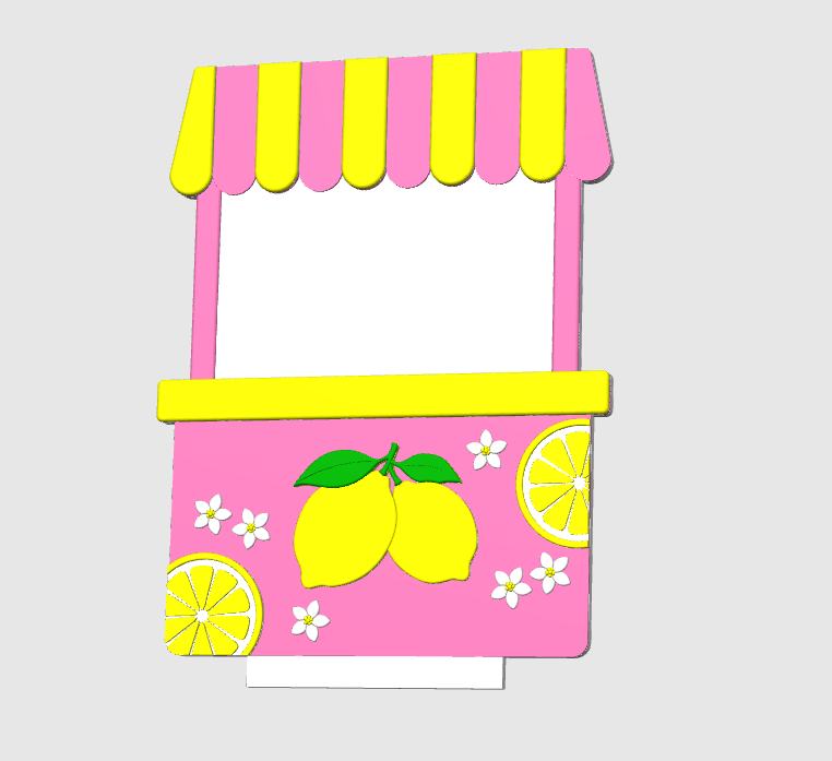 Lemonade Stand NFC Smart Tap Payment Station – Tap to Pay Sign | Contactless Checkout Display | Smart Tap | NFC | Custom QR Code Stand