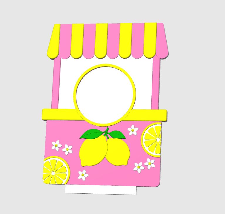 Lemonade Stand NFC Smart Tap Payment Station – Tap to Pay Sign | Contactless Checkout Display | Smart Tap | NFC | Custom QR Code Stand