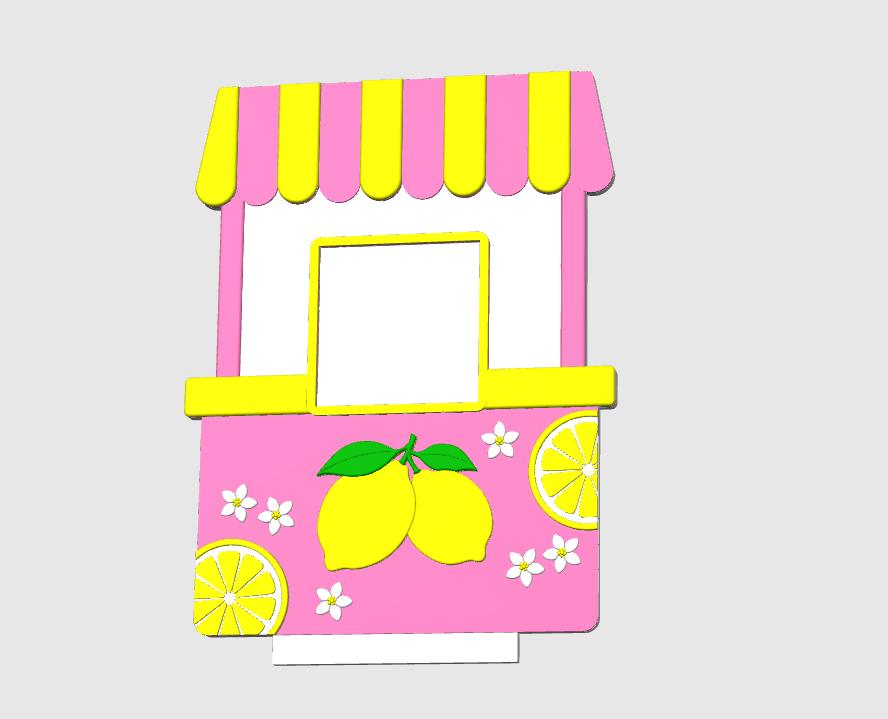 Lemonade Stand NFC Smart Tap Payment Station – Tap to Pay Sign | Contactless Checkout Display | Smart Tap | NFC | Custom QR Code Stand