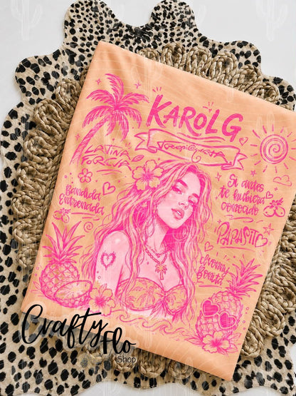 Tropicoqueta inspired Graphic T-shirt | friends gift | comfort colors shirt