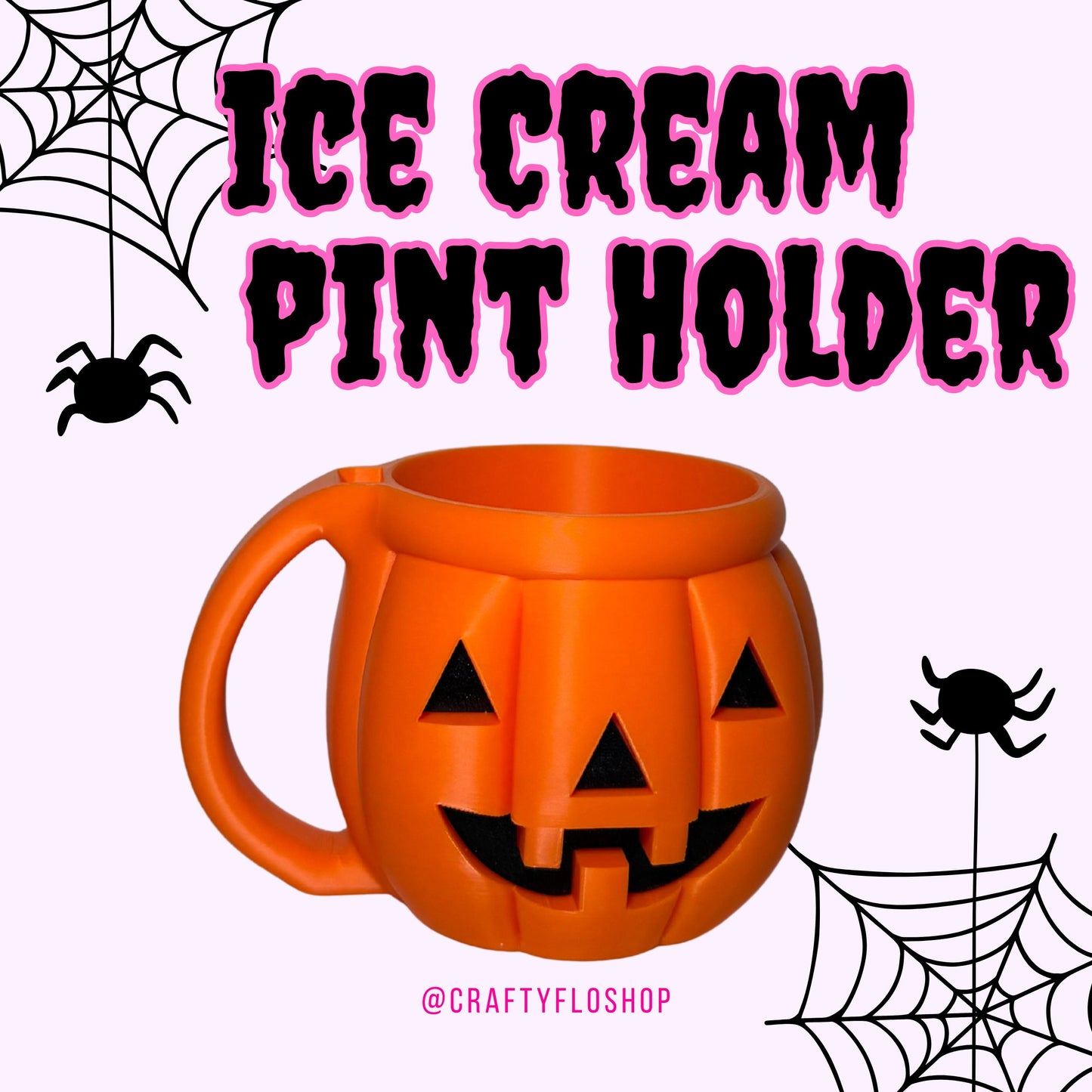 Ice Cream Pint Holder | 3D Printed