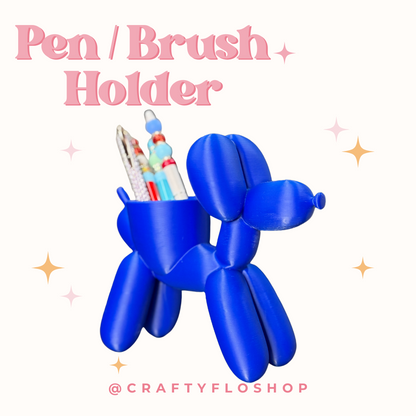 Balloon Dog Inspired Desk Organizer| Pen and Pencil Holder Custom 3D Printed Brush Holder Office Study Stationery Desktop Storage Marker Organizer