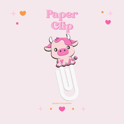 Valentines  inspired 3D Printed jumbo paper clip/ bookmark Customized Stylish