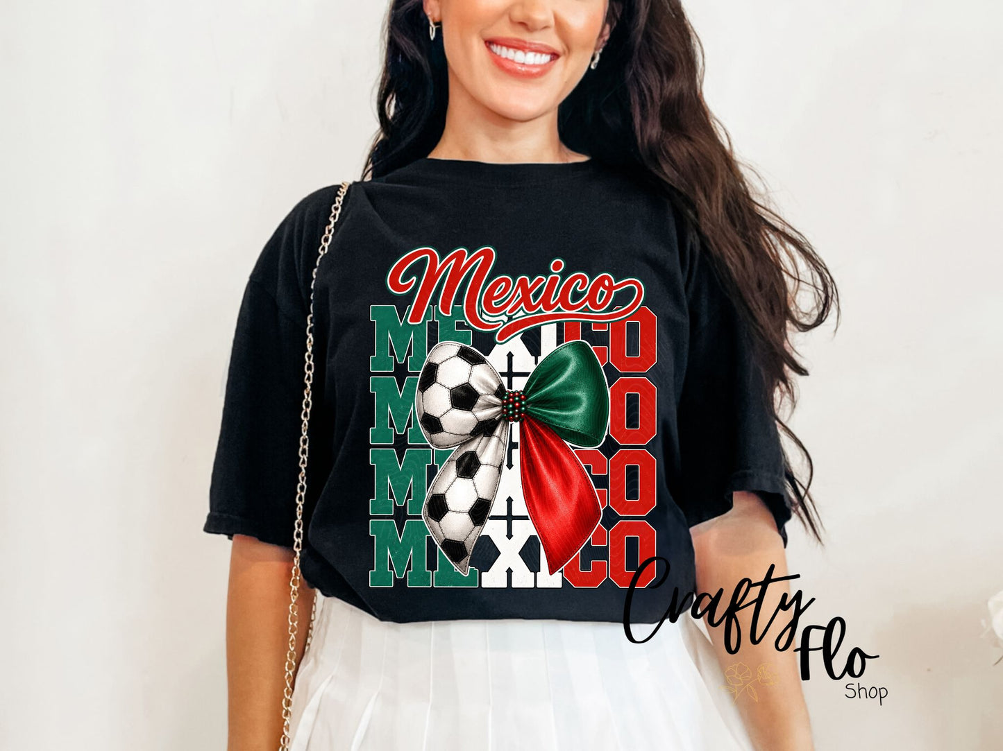 Coquette Mexico tee, Graphic T-Shirt Latin Tee, Mexico Fan Gift, Streetwear for Soccer Lovers, Mexican Futbol streetwear