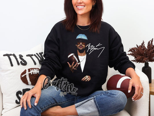 Benito inspired Color halftone Graphic Sweatshirt -apparel | Unisex Fabric, Comfortable Fit, football Season - Pullover