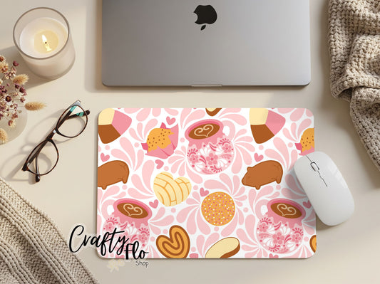 Mexican Pan Dulce Talavera inspired Mouse Pad| anime office essentials| cute Mouse pad