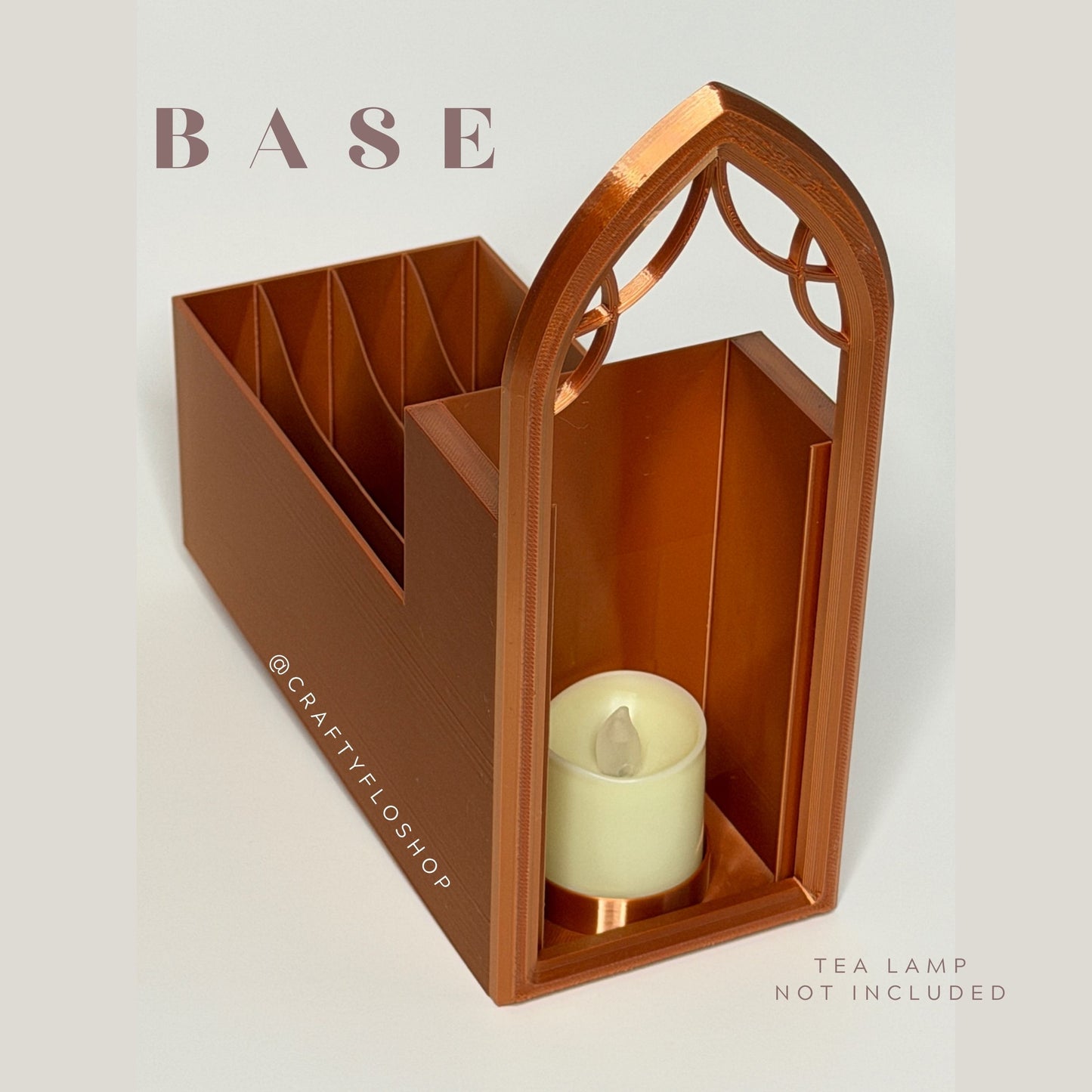 Faux Stained Glass Book Nook