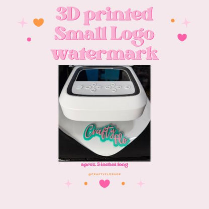 3D printed Logo watermark