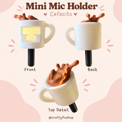 Cafecito 3D Printed Mini Microphone Hollyland Microphone Holder Mic Accessories