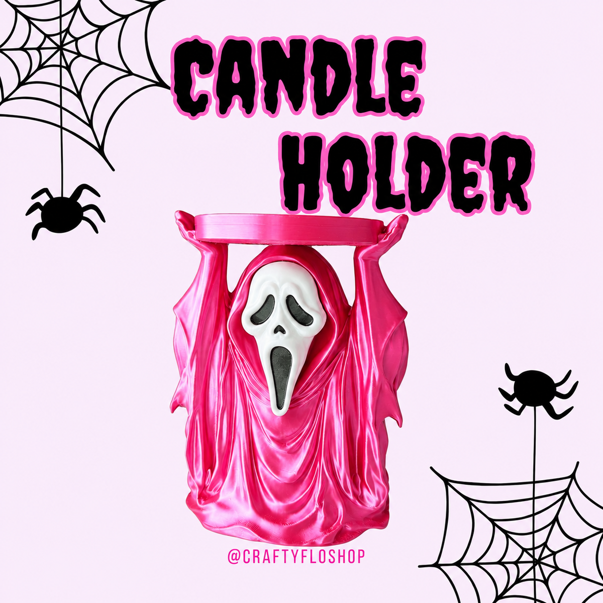 Ghost Candle Holder | 3D Printed