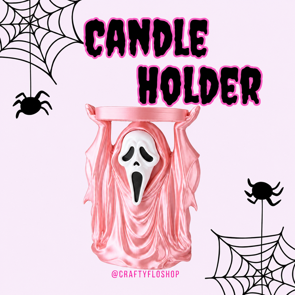 Ghost Candle Holder | 3D Printed