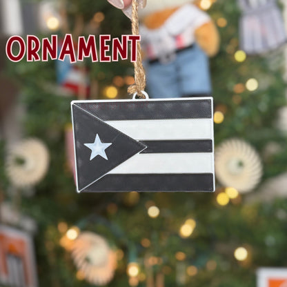 Puerto Rican Christmas Ornament – 3D Printed Boricua Figurine for Holiday Tree