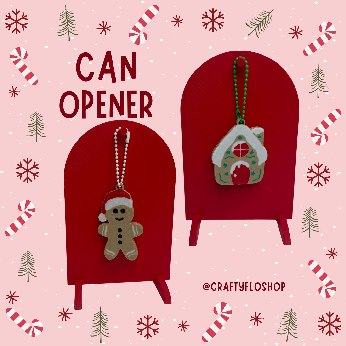 Gingerbread Cookie Soda Can Opener | 3D printed