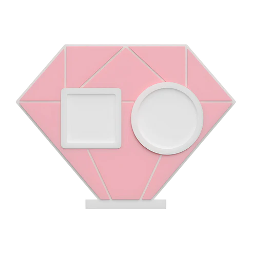 Diamond NFC Smart Tap Payment Station – Tap to Pay Sign | Contactless Checkout Display | Smart Tap | NFC | Custom QR Code Stand