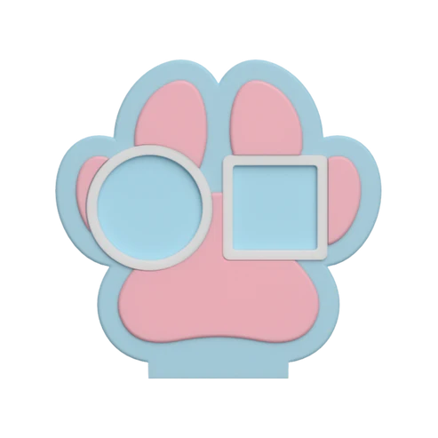 Paw Print NFC Smart Tap Payment Station – Tap to Pay Sign | Contactless Checkout Display | Smart Tap | NFC | Custom QR Code Stand