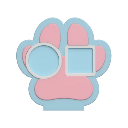 Paw Print NFC Smart Tap Payment Station – Tap to Pay Sign | Contactless Checkout Display | Smart Tap | NFC | Custom QR Code Stand