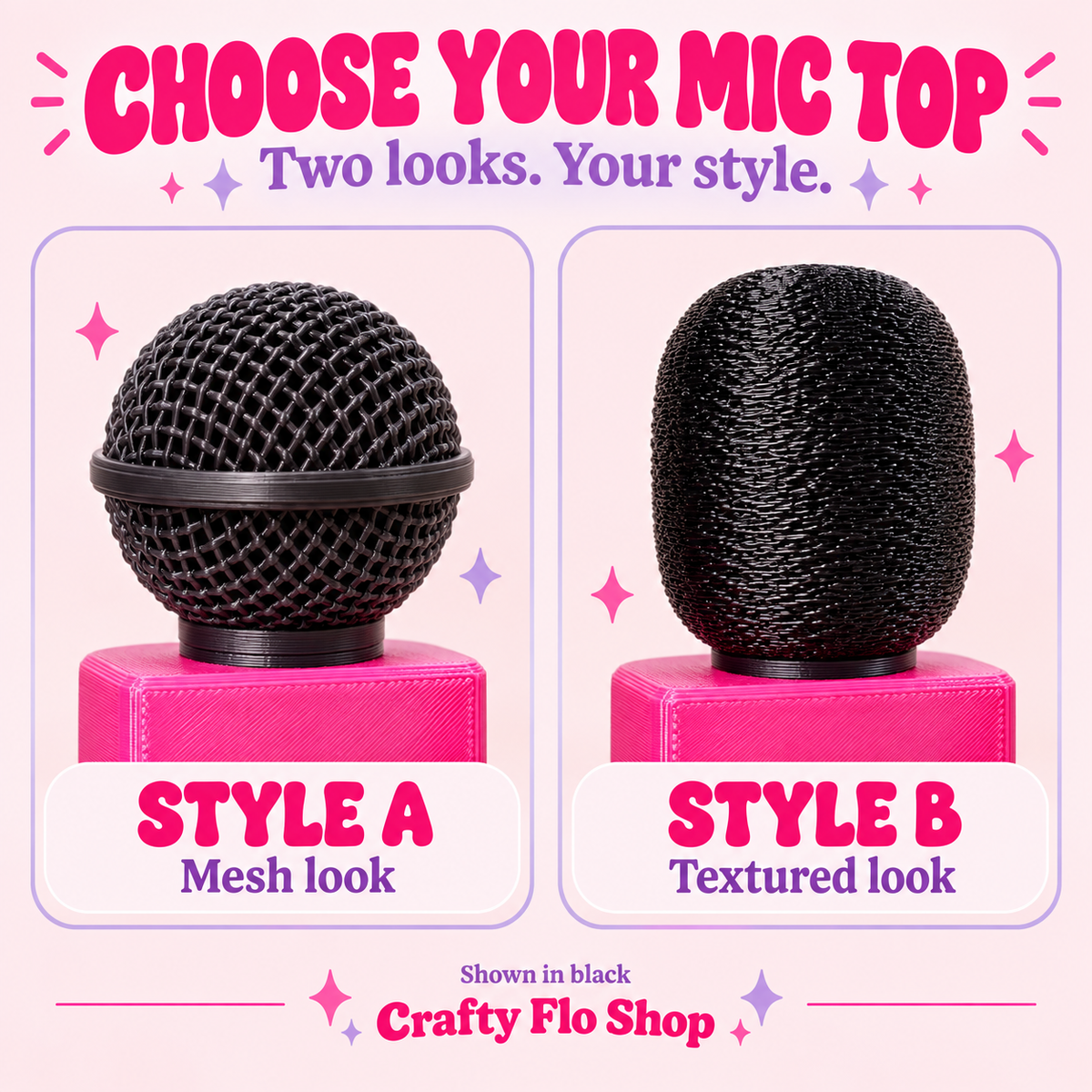3D Printed Mini Microphone Hollyland Microphone Holder Mic Accessories Custom Name