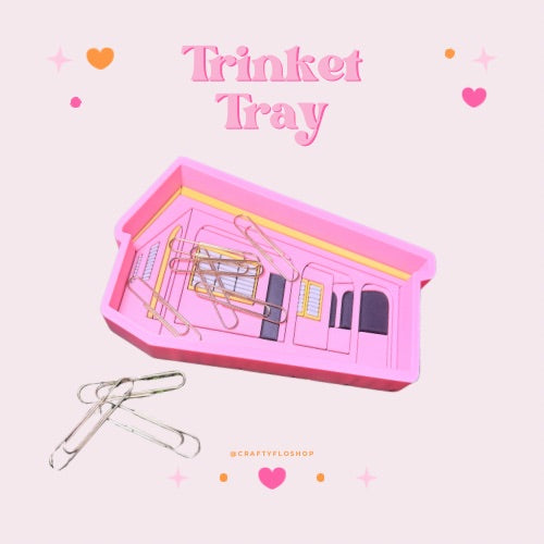 Casita inspired 3D Printed Trinket Tray | Trinket Dish| Jewelry & Desk Catchall Dish |