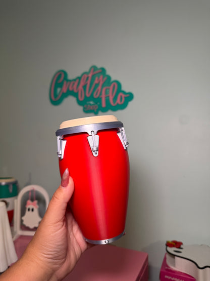 Single Color Conga inspired 12oz Can Holder – 3D Printed – Caribbean Tumbler Style Can Holder Energy drink Holder