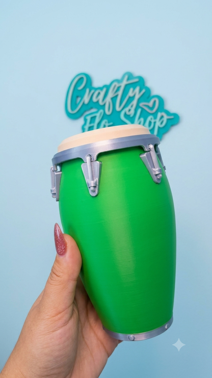 Single Color Conga inspired 12oz Can Holder – 3D Printed – Caribbean Tumbler Style Can Holder Energy drink Holder