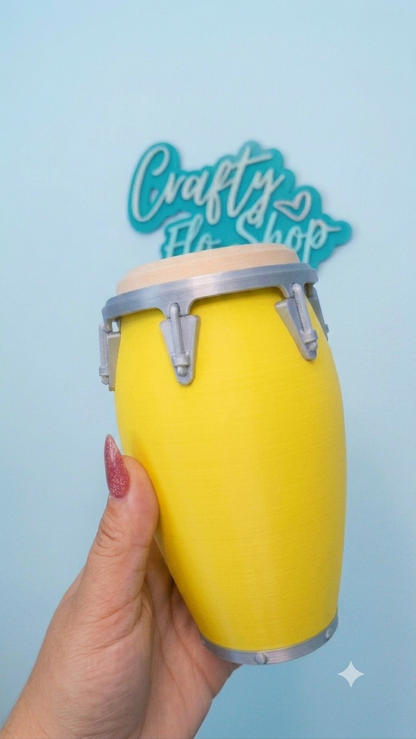 Single Color Conga inspired 12oz Can Holder – 3D Printed – Caribbean Tumbler Style Can Holder Energy drink Holder