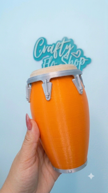 Single Color Conga inspired 12oz Can Holder – 3D Printed – Caribbean Tumbler Style Can Holder Energy drink Holder
