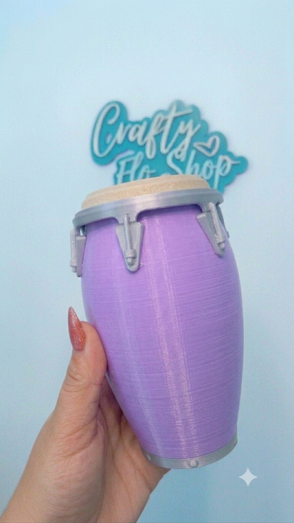 Single Color Conga inspired 12oz Can Holder – 3D Printed – Caribbean Tumbler Style Can Holder Energy drink Holder