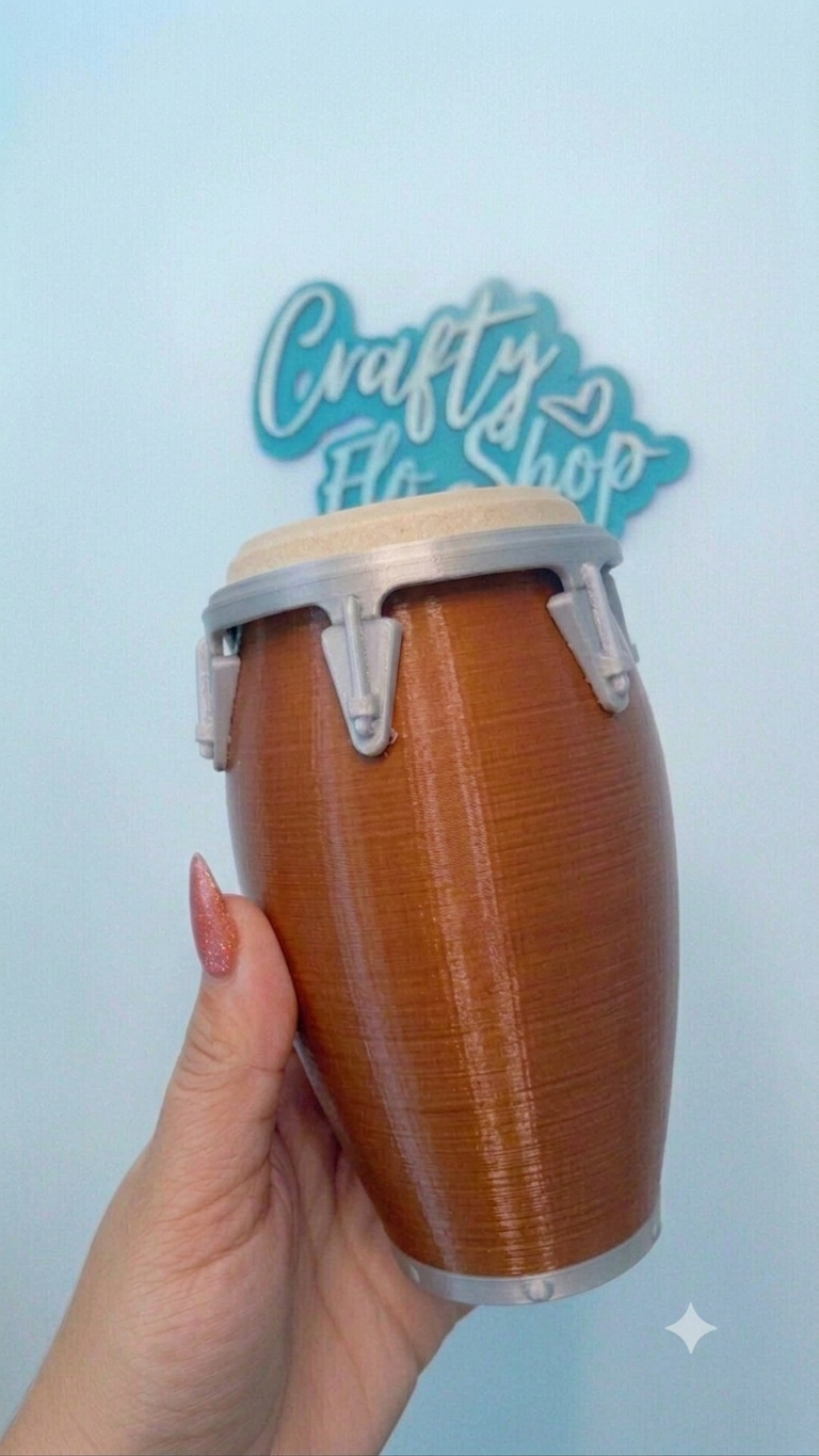Single Color Conga inspired 12oz Can Holder – 3D Printed – Caribbean Tumbler Style Can Holder Energy drink Holder