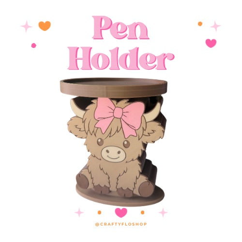 Cute highland Cow Candle Holder | 3D Printed