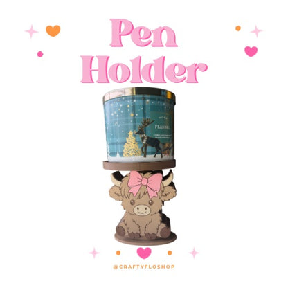 Cute highland Cow Candle Holder | 3D Printed