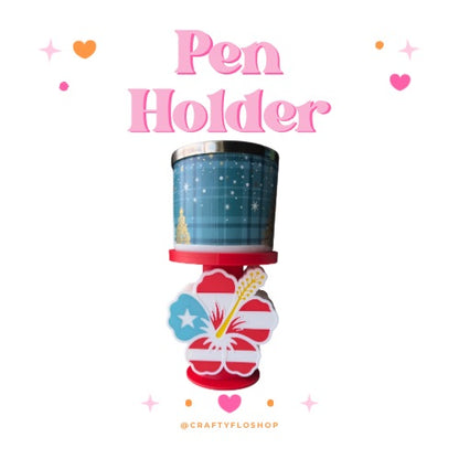 Puerto Rico Flower Candle Holder | 3D Printed